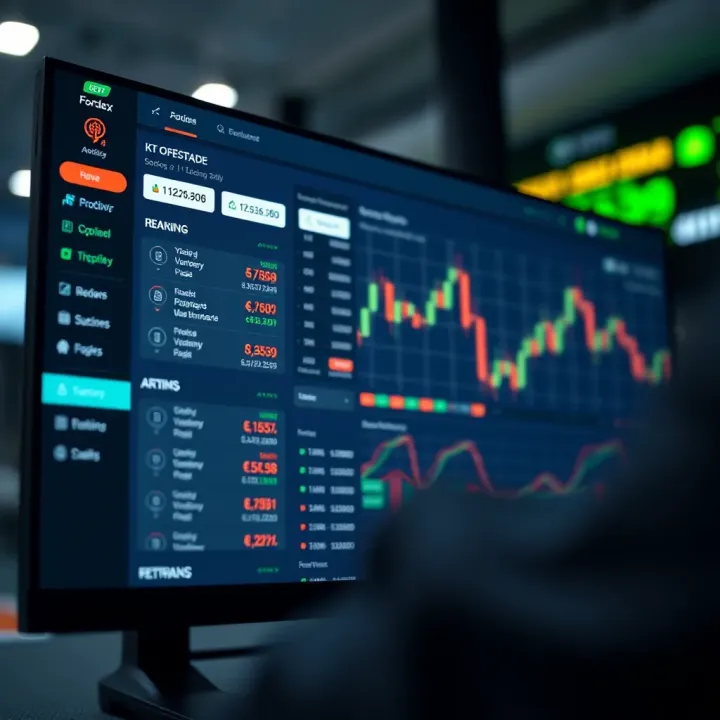Headway Forex Trading Platform Overview Dashboard interface showing currency trading options on Headway Forex platform