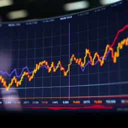 Line chart showing market price trends over time in Nigerian financial markets