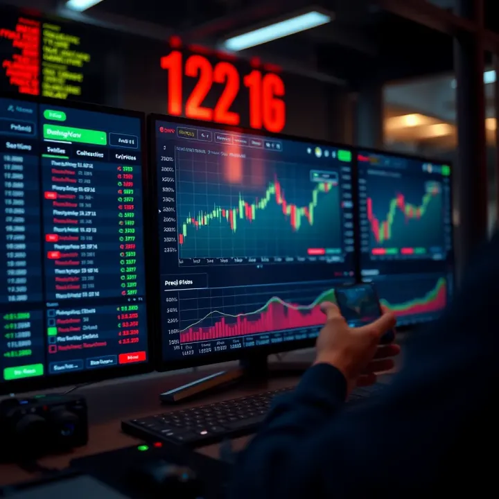 Deriv trading platform dashboard displaying market options alongside TradingView integration features