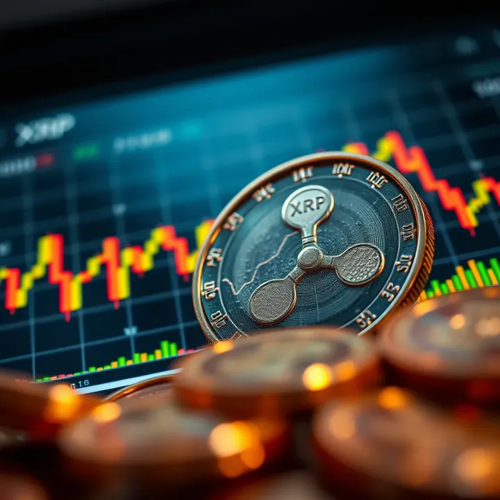 XRP Coin Price Trends and Forecast Analysis Graph depicting XRP coin price fluctuations and trends over time